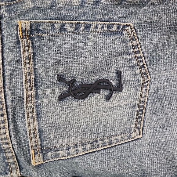 Yves Saint Laurent Blue Denim Pants - Picture 1 of 8